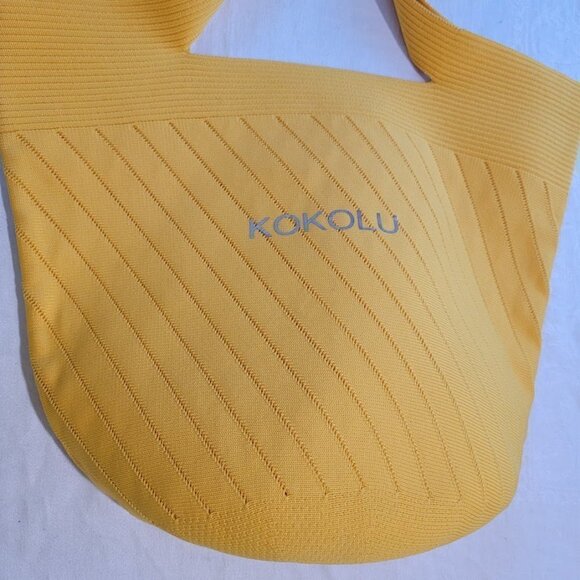 Kokolu Daily Eight Tote Bag (Yellow) - You'll love this tote - Picture 4 of 11